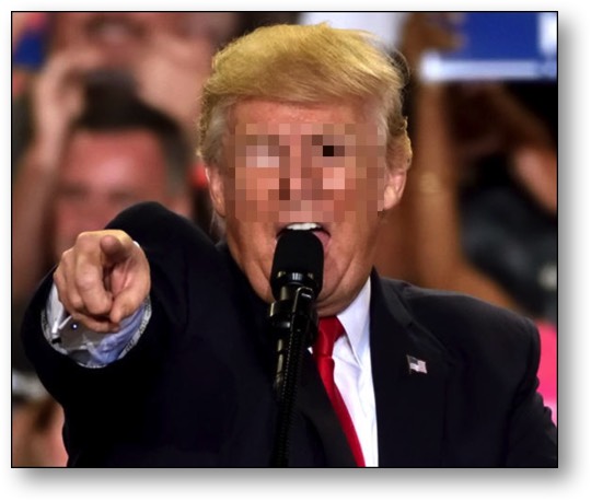 Trump, the degenerate psychopath!