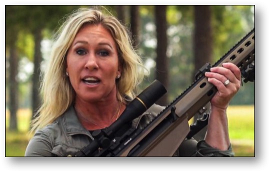 Marjorie Taylor Greene, the ignorant QAnon Bitch