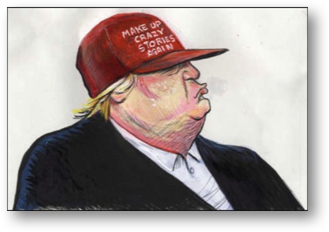 Trump makes up LIES again!