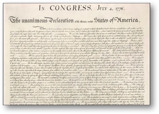The Declaration of Independence