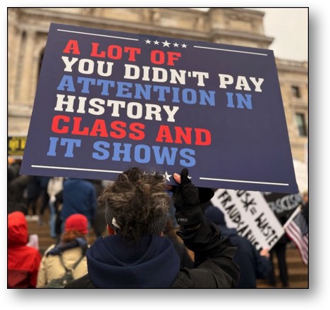 MAGA Maggots didn't pay attention in history class!