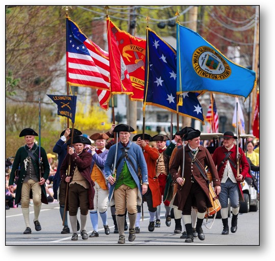 Minutemen heroes march against authoritarian rule!