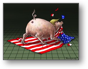 Trump, the piss-poor pig of a president!