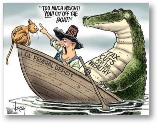 Tax cuts for the wealthy!