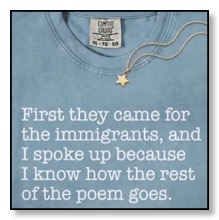 First they came for the immigrants....
