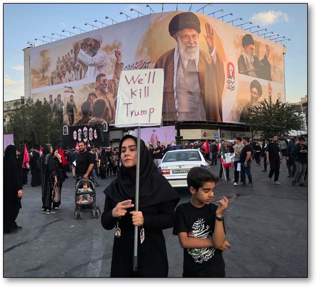 Iranians say they will kill Trump