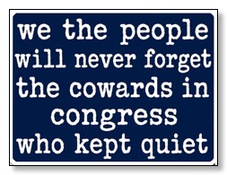 Cowards in Congress