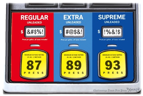 Trump alone is responsible for the rise in fuel prices!
