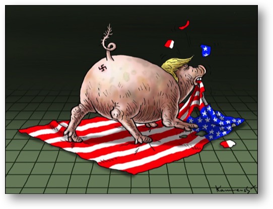 The traitorous fascist pig!