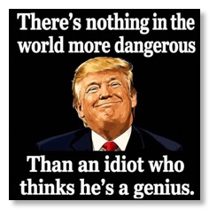 The idiot who thinks he's a genius!