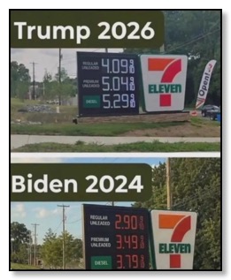 Trump's gas prices!