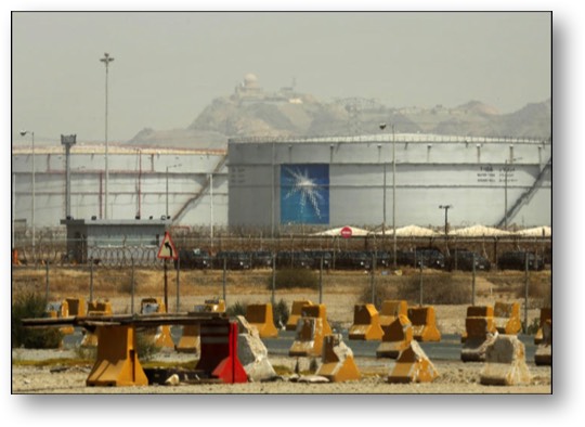 Saudi oil storage