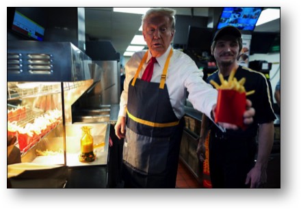 Trump needs a minimum wage job at McDonald's!