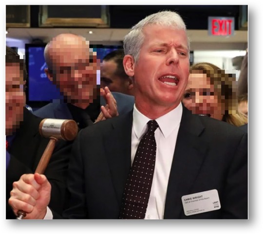 Trump ass-kisser Chris Wright