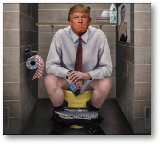 Trump is so full of shit he stinks!