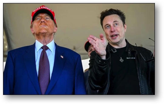 Trump, the Dunce, with Elon Musk