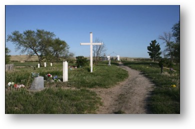 The cemetery at Wounded Knee