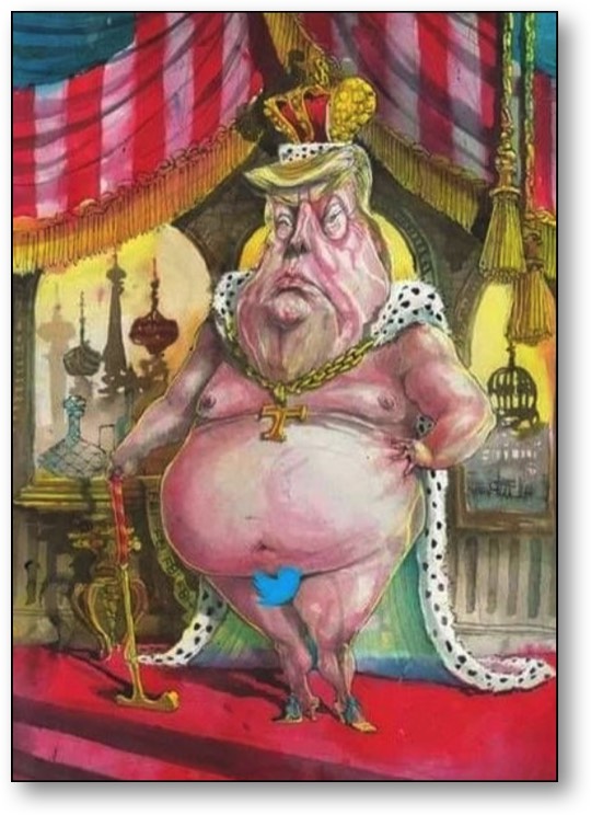 The CONVICTED FELON and wannabe president!