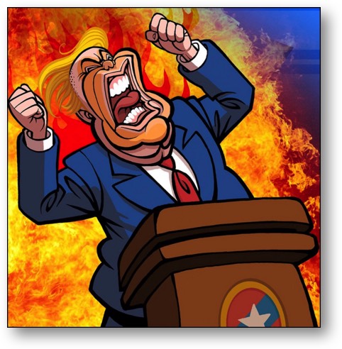 Asshole Trump wants to take over the world!