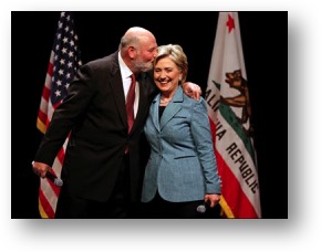 Rob Reiner with Hillary Clinton