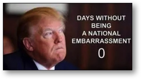 Trump is a national embarrassment!