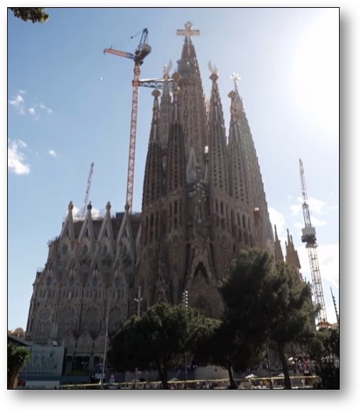 The Sagrada Família basilica
