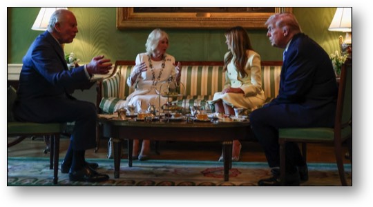 The real royals sip tea with the wanna-be royals!