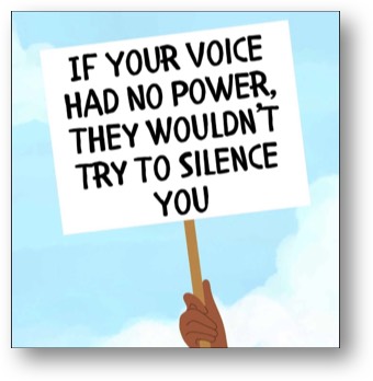 Our collective voices contain the power!