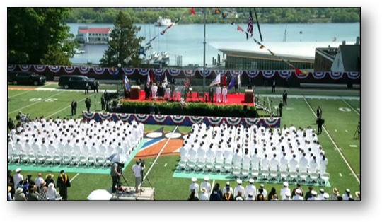 Commencement at the U.S. Coast Guard Academy