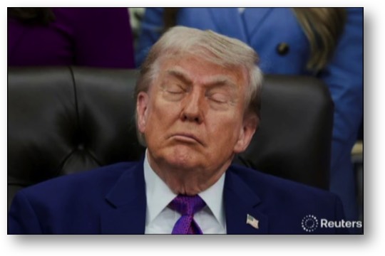 Oh, yeah, he was "blinking."